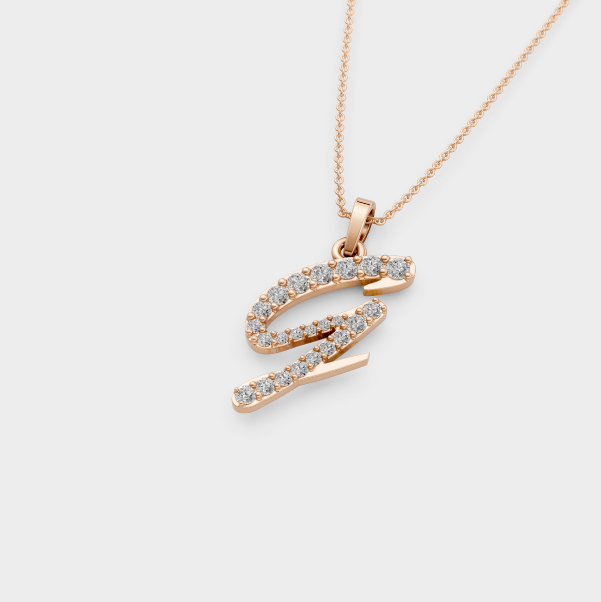 Gold Letter G Pendant Necklace – Gift for Gina