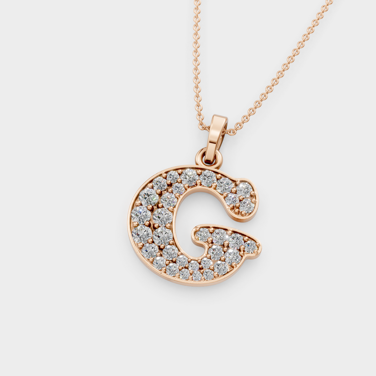 Gold G Initial Necklace – Gifty Charm for Grace