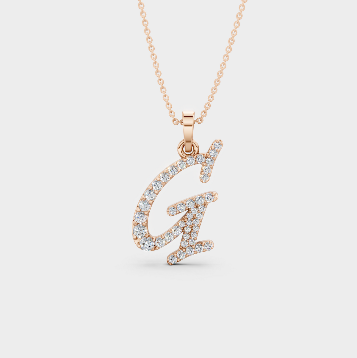 Letter G Necklace Gold – Graceful Gift for Gia