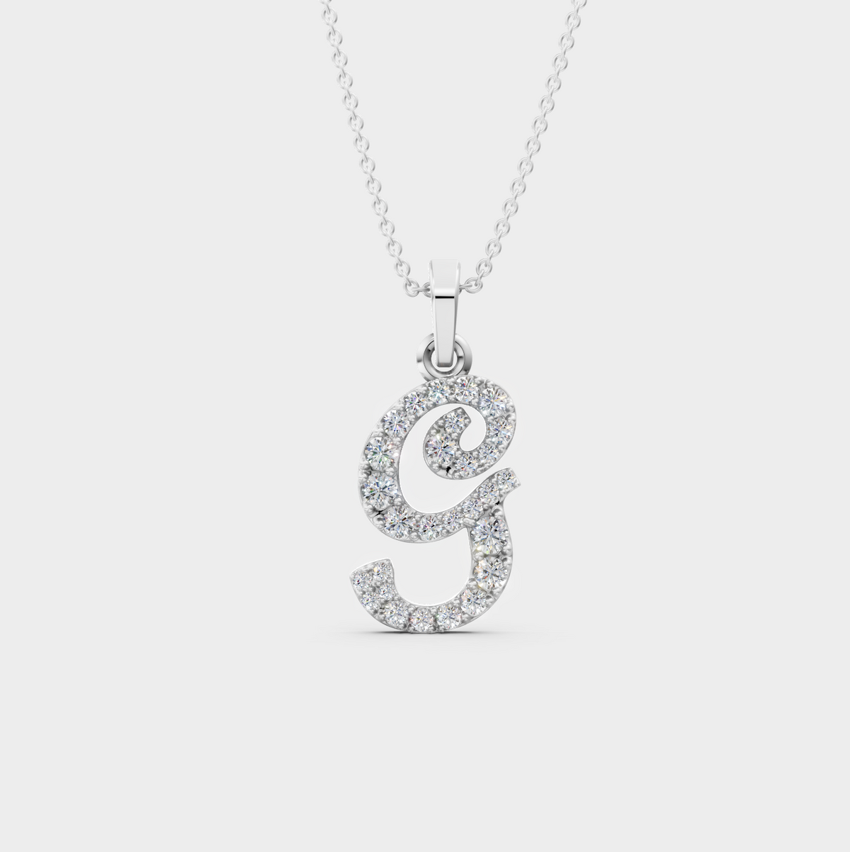 Letter G Gold Necklace – Gift for Gabriella
