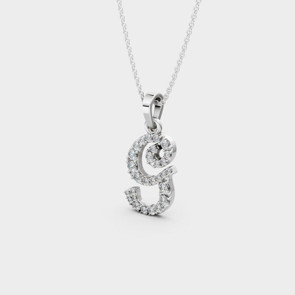 Letter G Gold Necklace – Gift for Gabriella