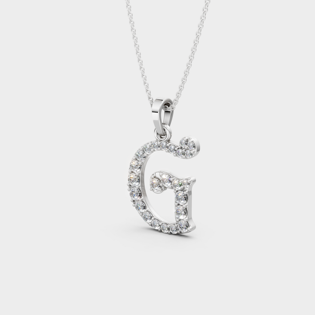 Gold G Pendant Necklace – Gianna’s Classic Style