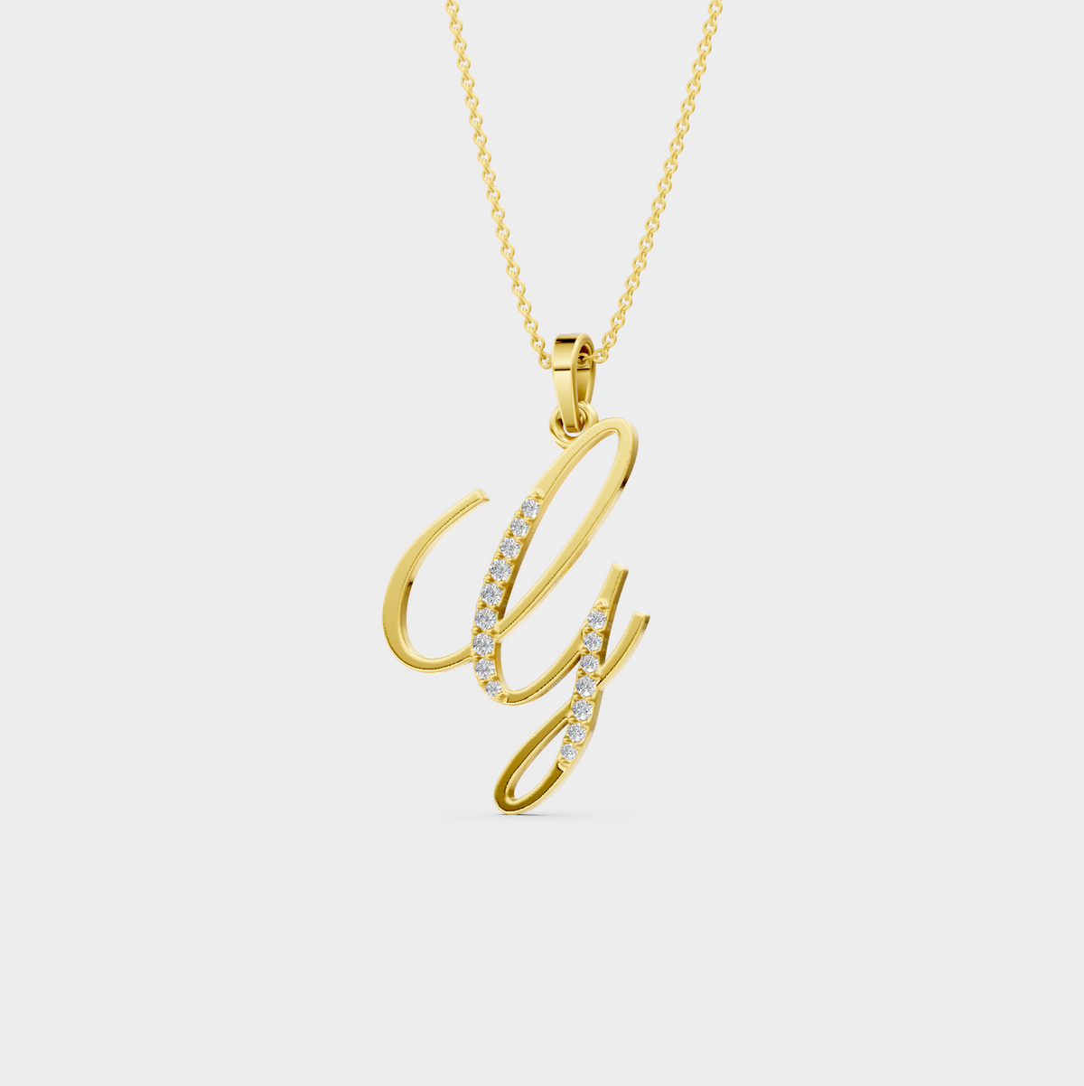 G Initial Necklace Gold – Gemma’s Beautiful Pendant