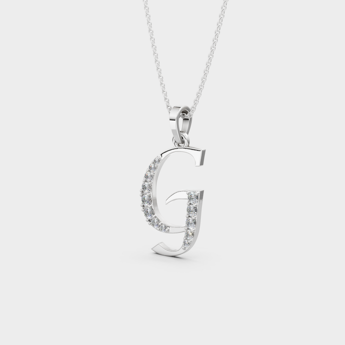 Gold G Letter Pendant for Girls – Grace Style Necklace