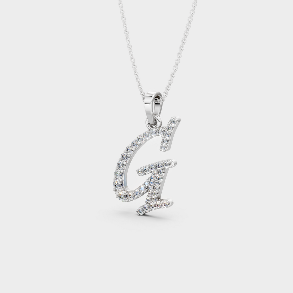 Letter G Necklace Gold – Graceful Gift for Gia