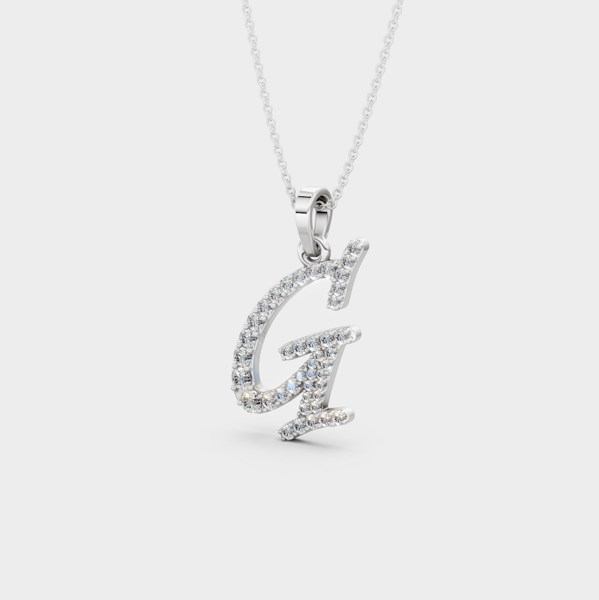 Letter G Necklace Gold – Graceful Gift for Gia