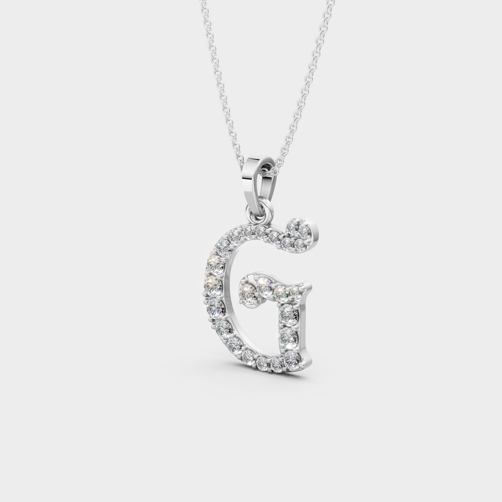 Gold G Pendant Necklace – Gianna’s Classic Style