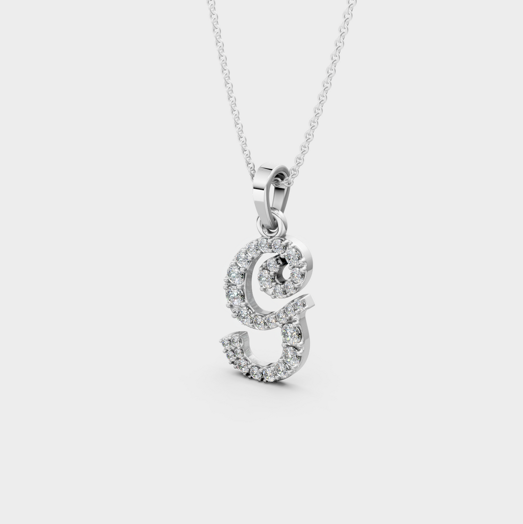 Letter G Gold Necklace – Gift for Gabriella
