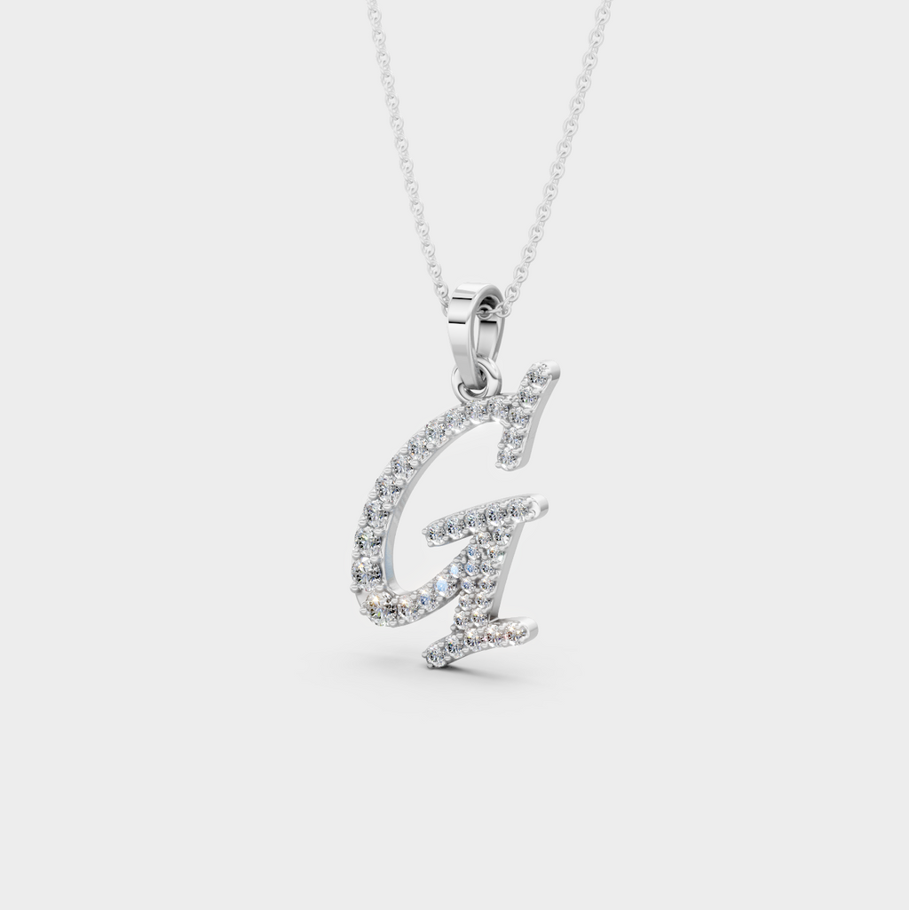 Letter G Necklace Gold – Graceful Gift for Gia