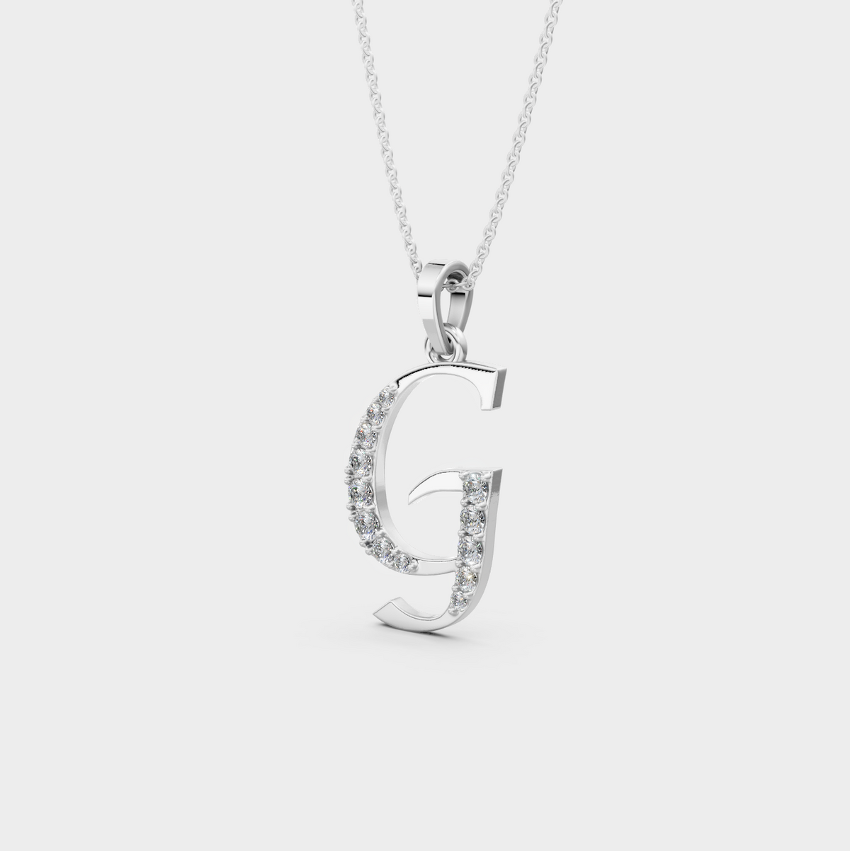 Gold G Letter Pendant for Girls – Grace Style Necklace