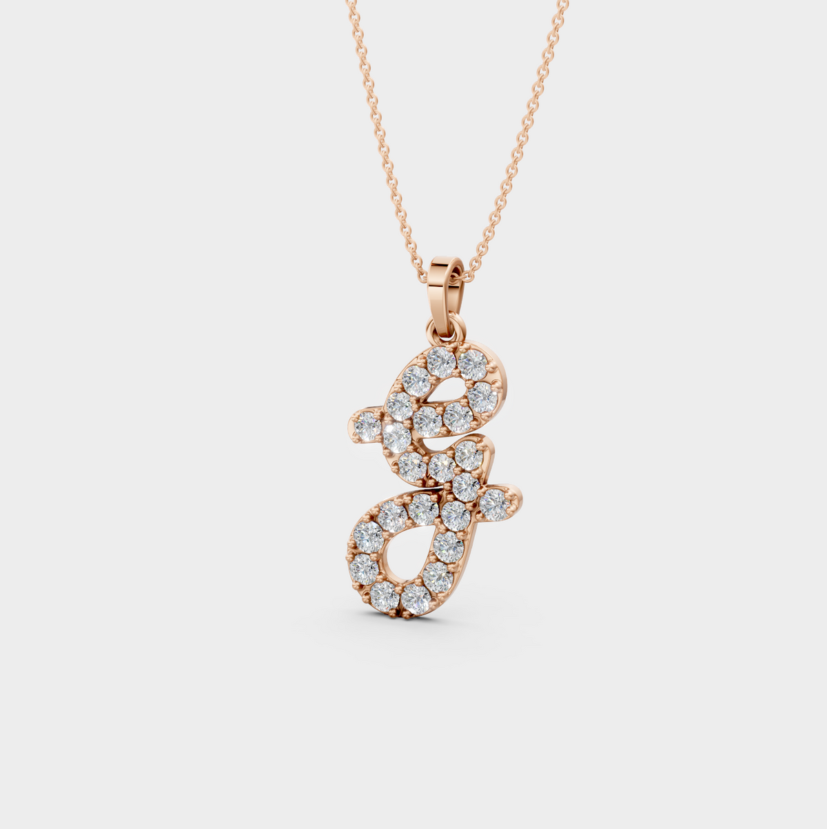 G Necklace Silver – Grace’s Sparkling Pendant