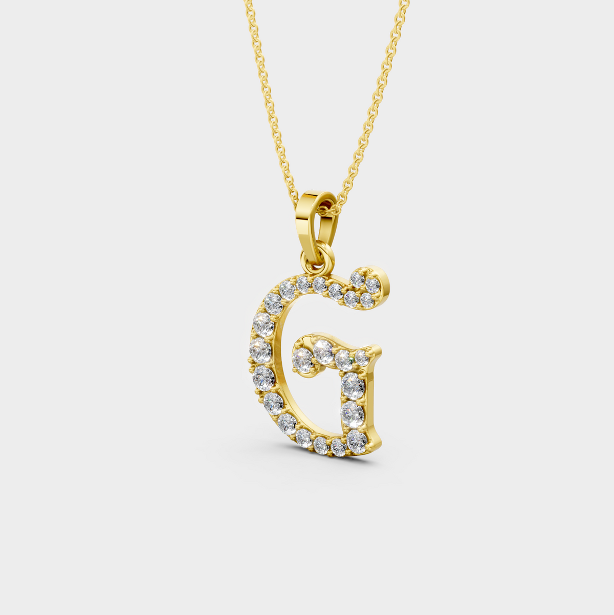 Gold G Pendant Necklace – Gianna’s Classic Style