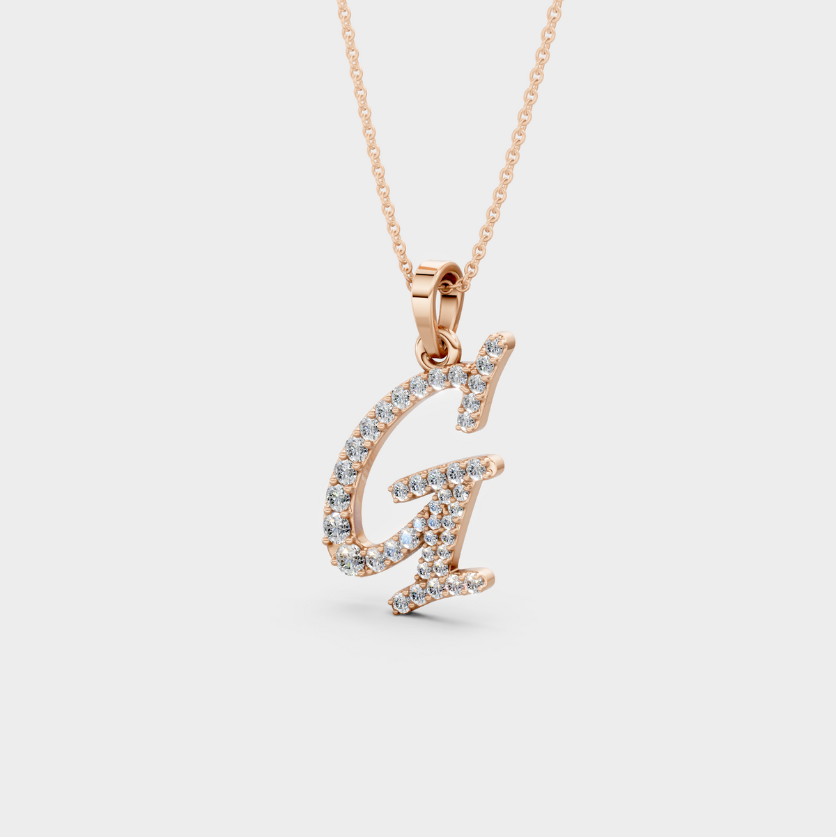 Letter G Necklace Gold – Graceful Gift for Gia