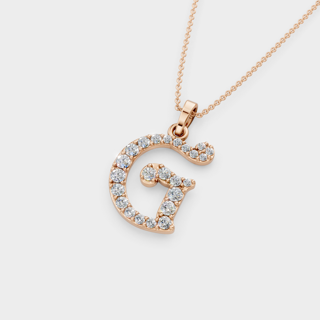 Gold G Pendant Necklace – Gianna’s Classic Style
