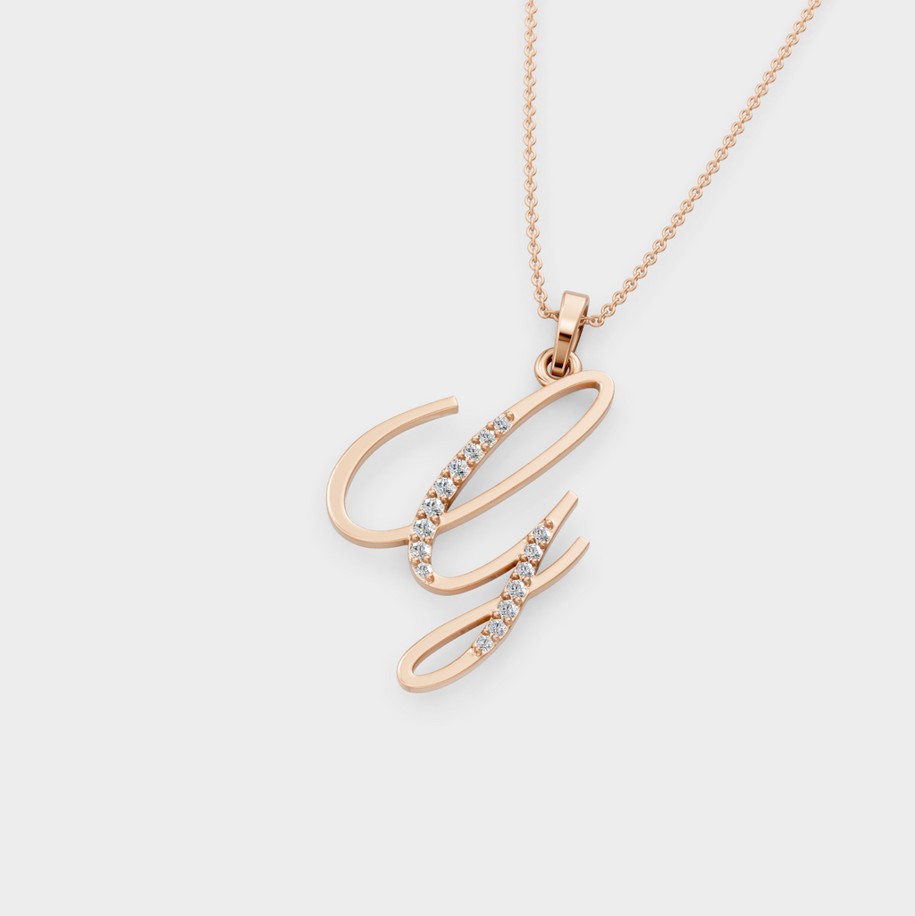 G Initial Necklace Gold – Gemma’s Beautiful Pendant