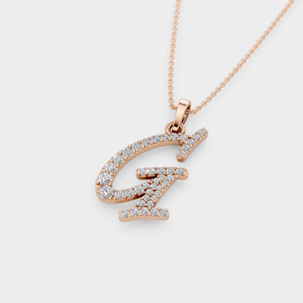 Letter G Necklace Gold – Graceful Gift for Gia