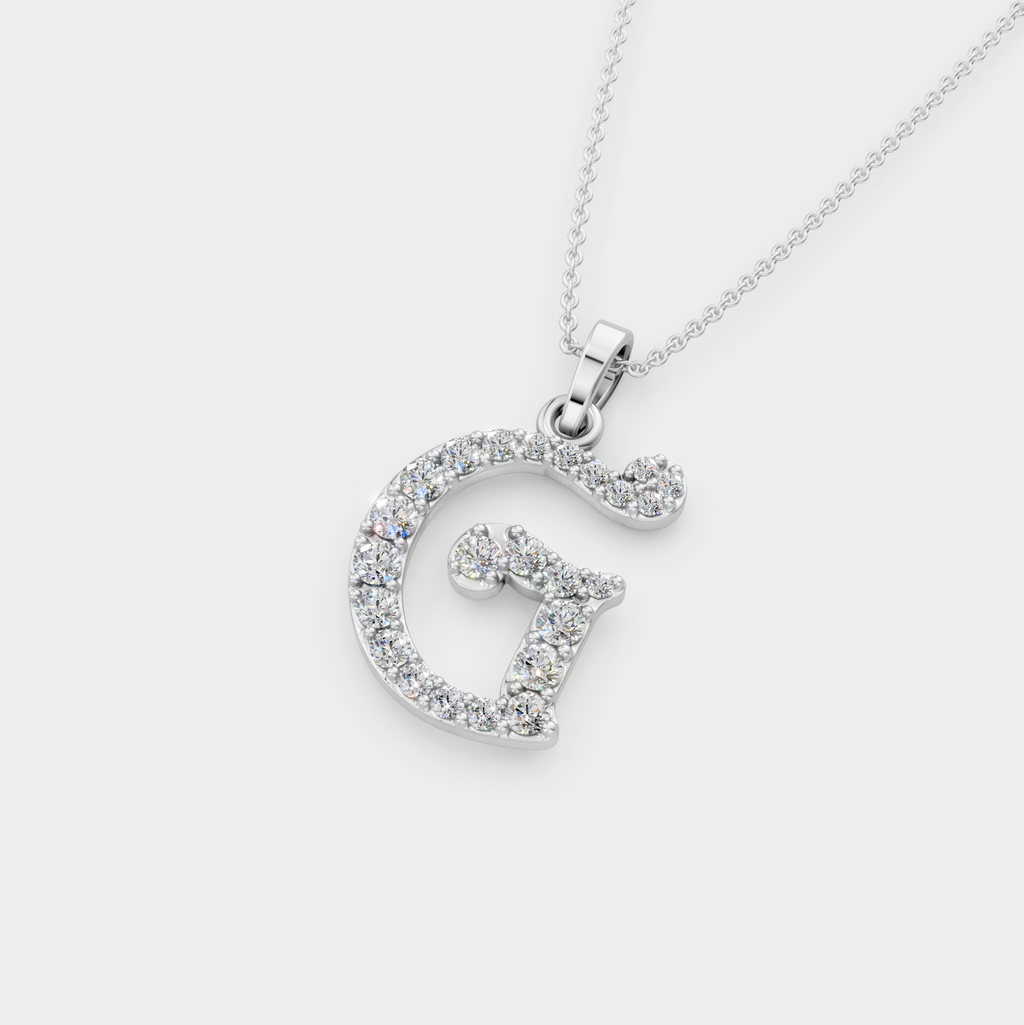 Gold G Pendant Necklace – Gianna’s Classic Style