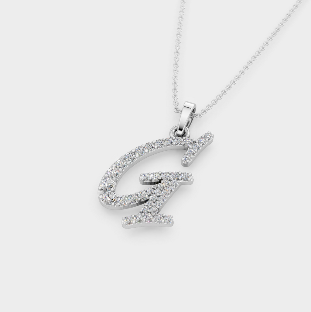 Letter G Necklace Gold – Graceful Gift for Gia