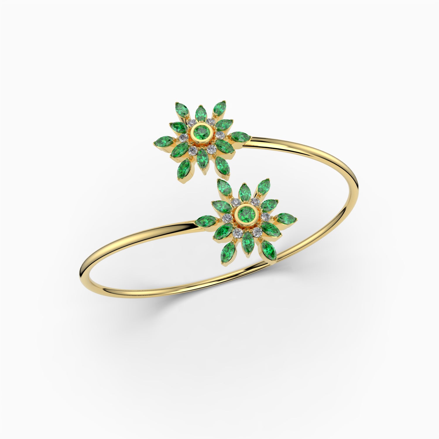 Tsavorite Garnet Bangles