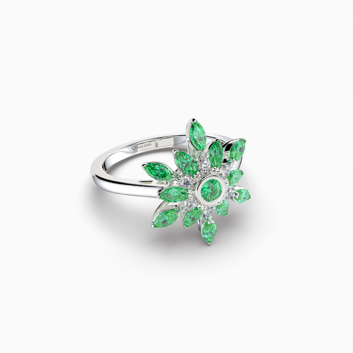 Garnet Tsavorite Ring - Andrea