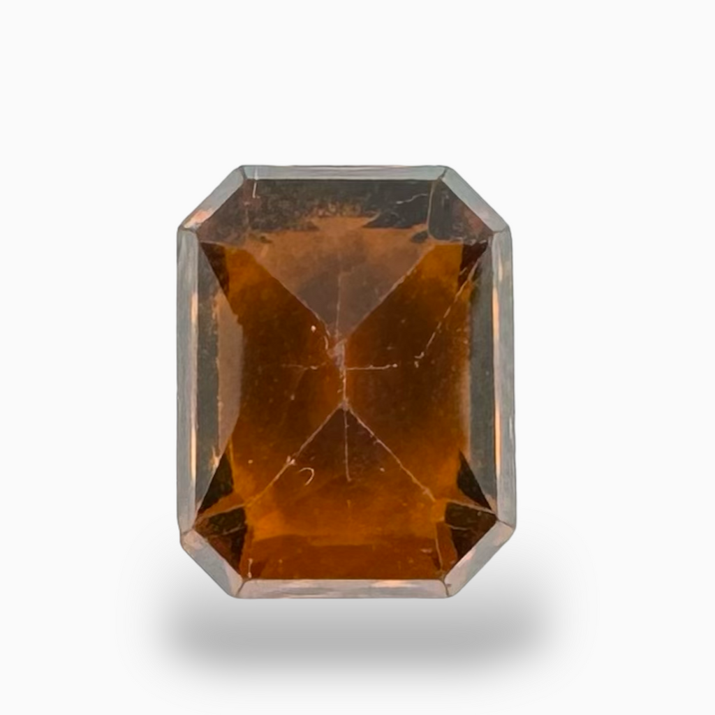 Genuine Hessonite Garnet (Gomed) Stone 2.69 carat 8.5 x 6.5mm