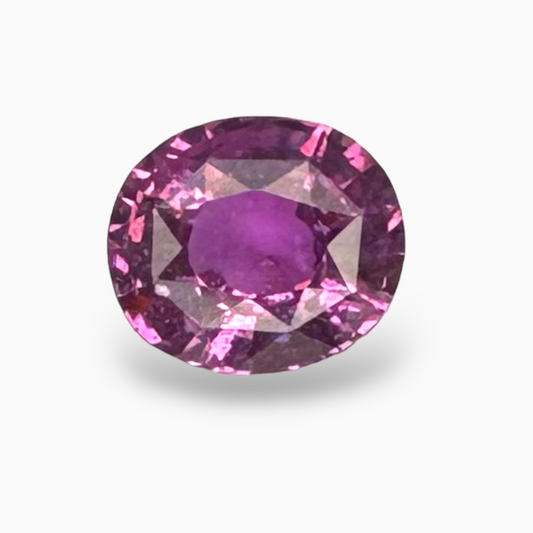 Genuine Pink Sapphire 1.61 Carats Oval Cut