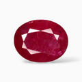 Genuine Ruby Gemstone In Oval Shape 2.63 Carats 9.1x7.2mm Size