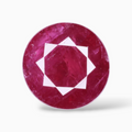 Genuine Ruby In  Round Shape 2.99 Carats 8.2mm Size
