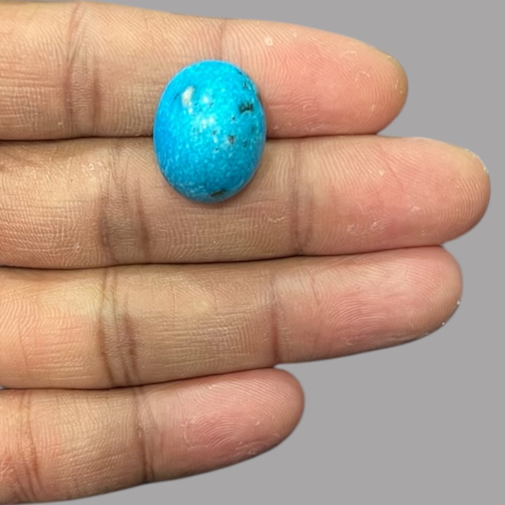 Genuine Turquoise 20.02 Carats 20 x 15.7 x 10.3 mm in Oval