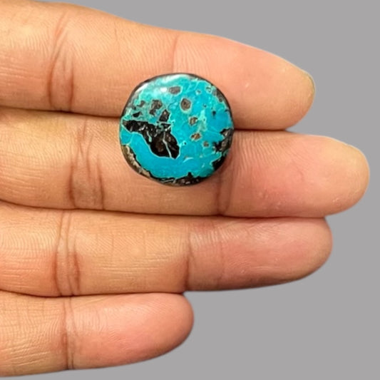 Genuine Turquoise 30.80 Carats 21.7 x 20.7 x 9.2 mm in Oval