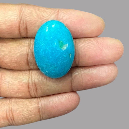 Genuine Turquoise 43.47 Carats 34.2 x 23.5 x 8.2 mm in oval