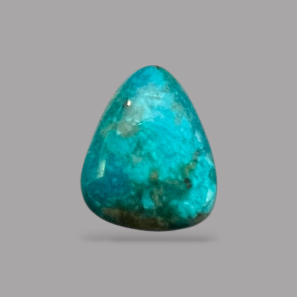 Genuine Turquoise 5.81 Carats 14 x 11.6 x 4.6 mm in Pear