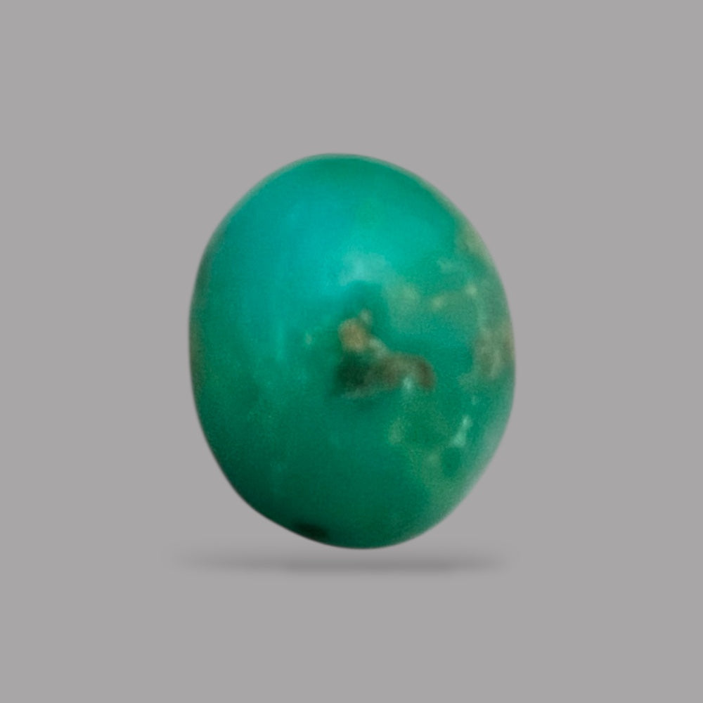 Genuine Turquoise 8.24 Carats 15.4 x 12.6 x 7.2 mm in Oval