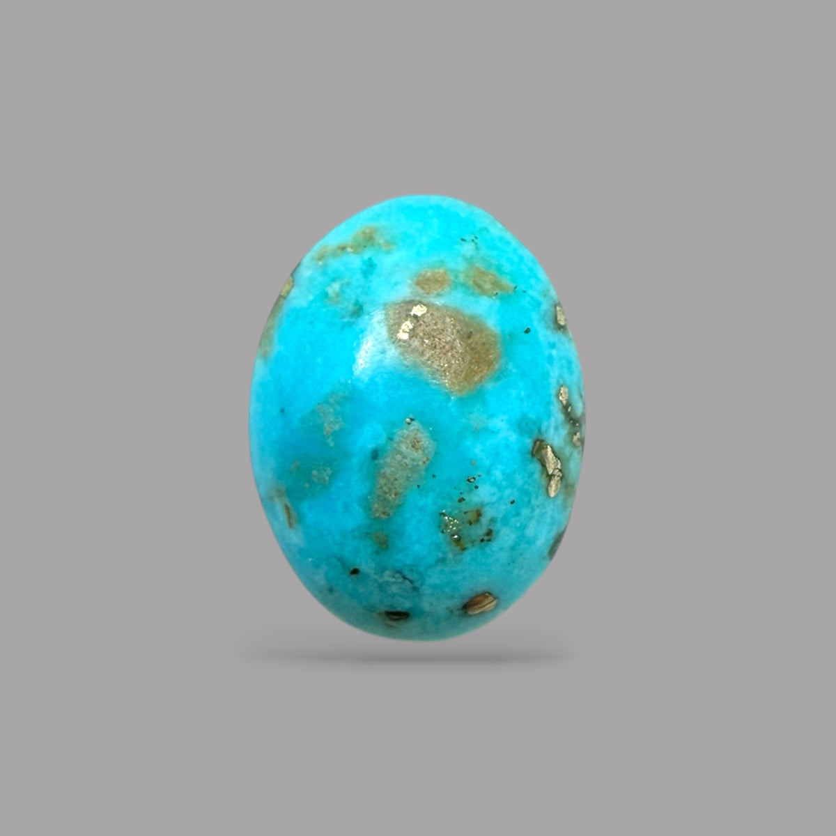 Genuine Turquoise Stone 2.30 Carats 11.3 x 8.5 x 3.6 mm in Oval