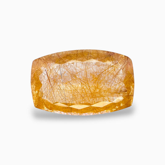 Golden Rutile Stone Cushion 51.15 Carats 31x20 mm Buy Online