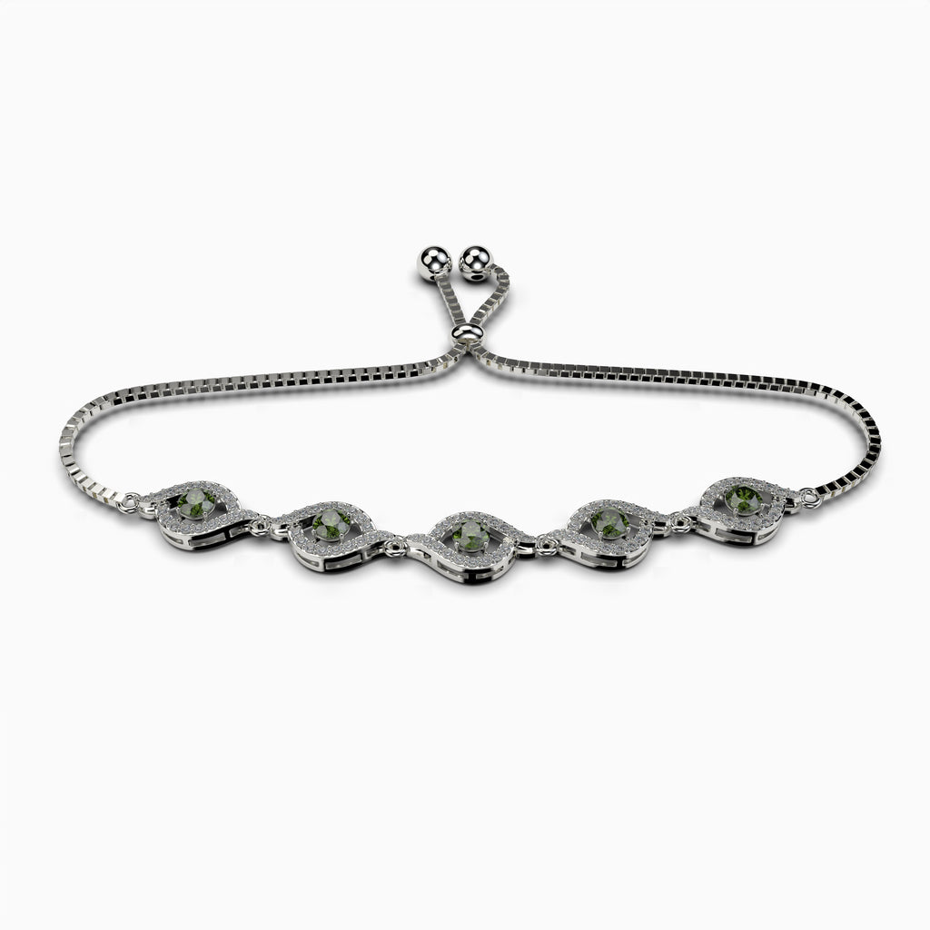Green Amethyst Bracelets - Leilani