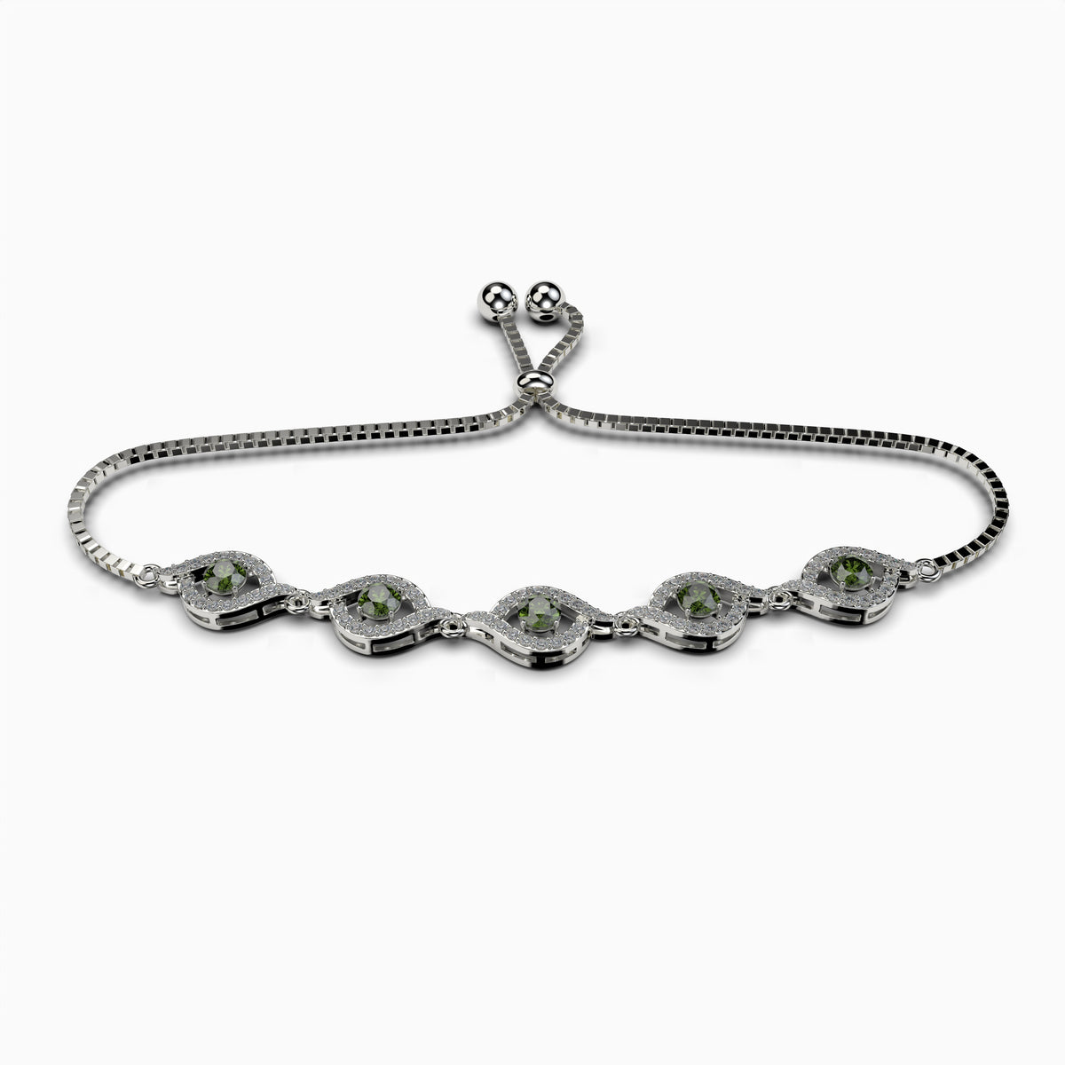 Green Amethyst Bracelets - Leilani