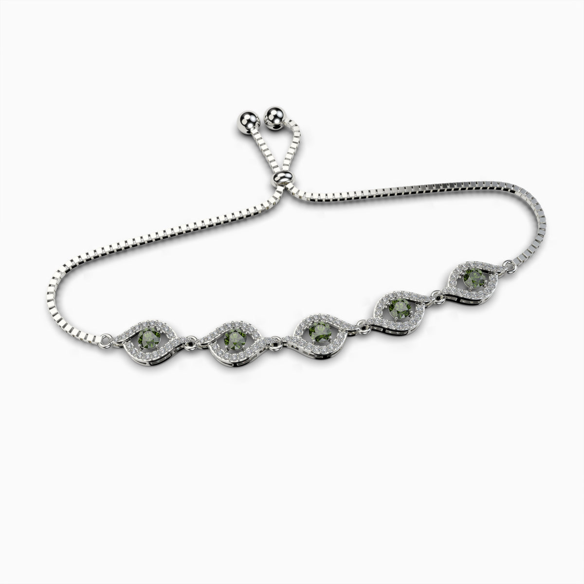 Green Amethyst Bracelets - Leilani