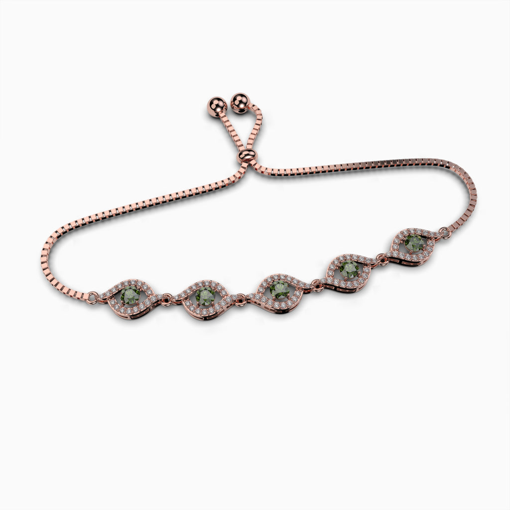 Green Amethyst Bracelets - Leilani