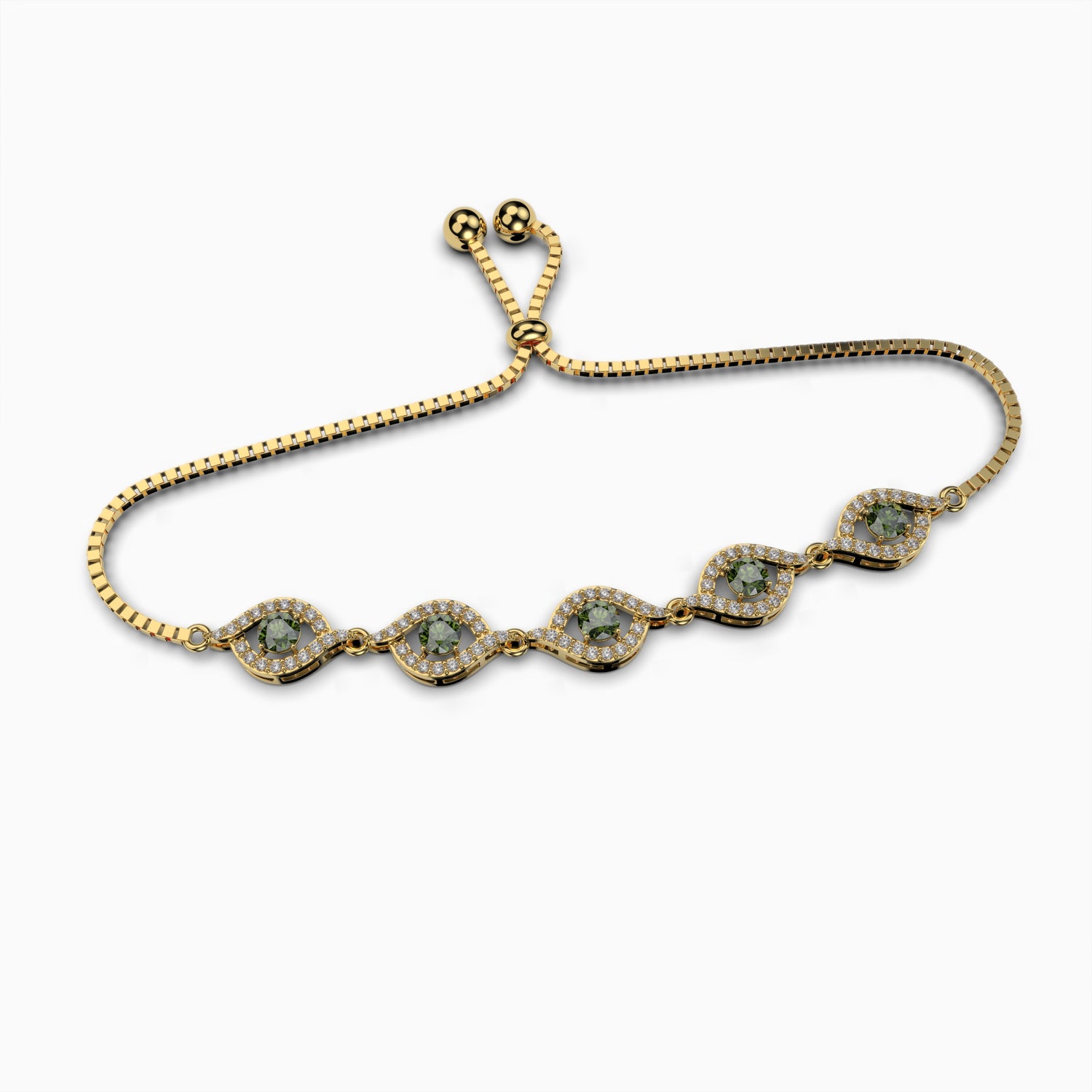 Green Amethyst Bracelets