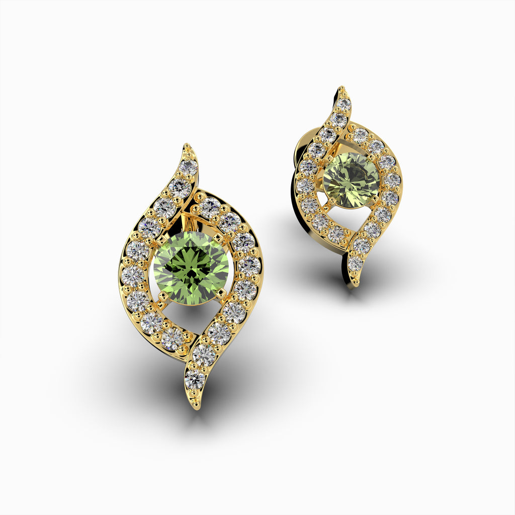 Green Amethyst Earring - Harper