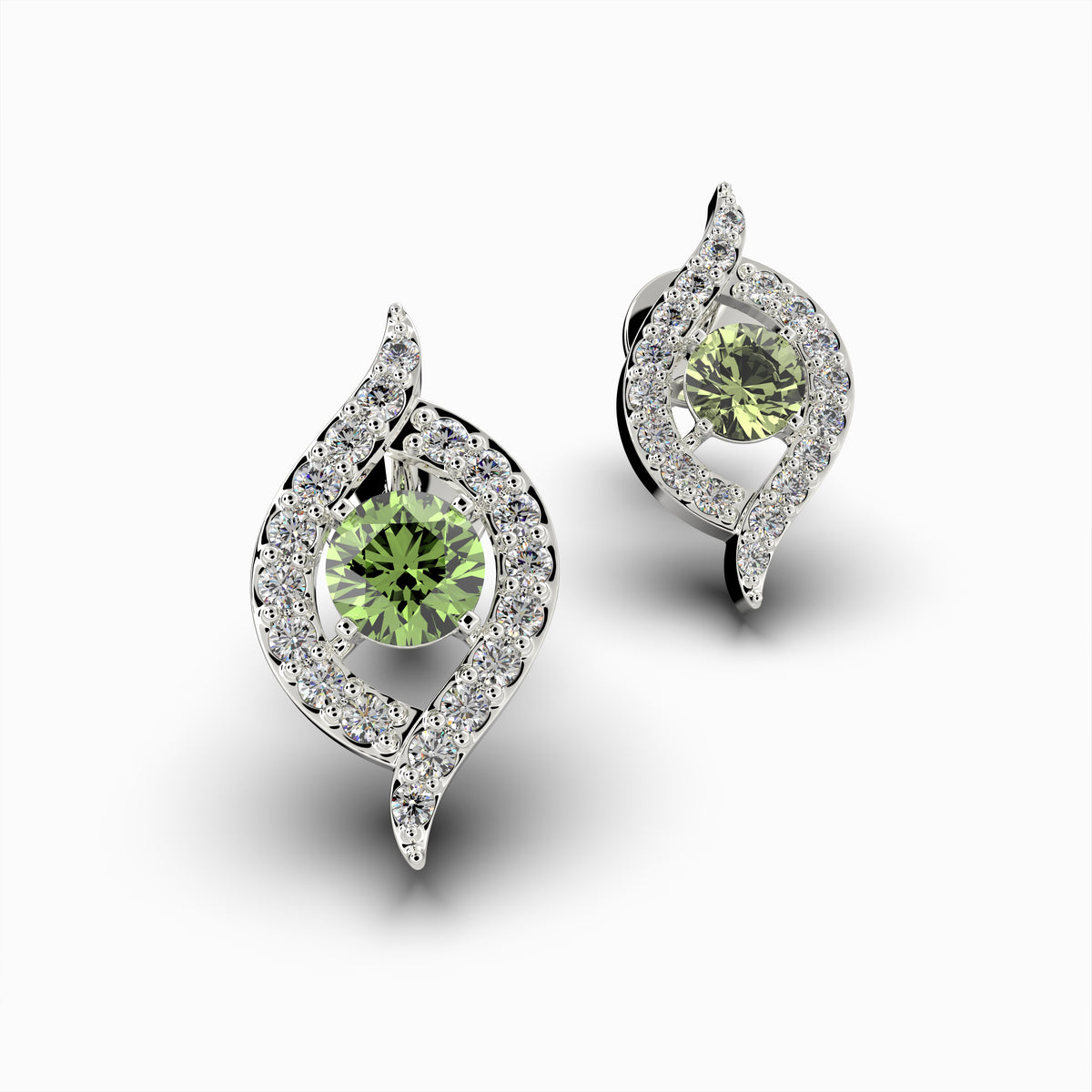 Green Amethyst Earring - Harper
