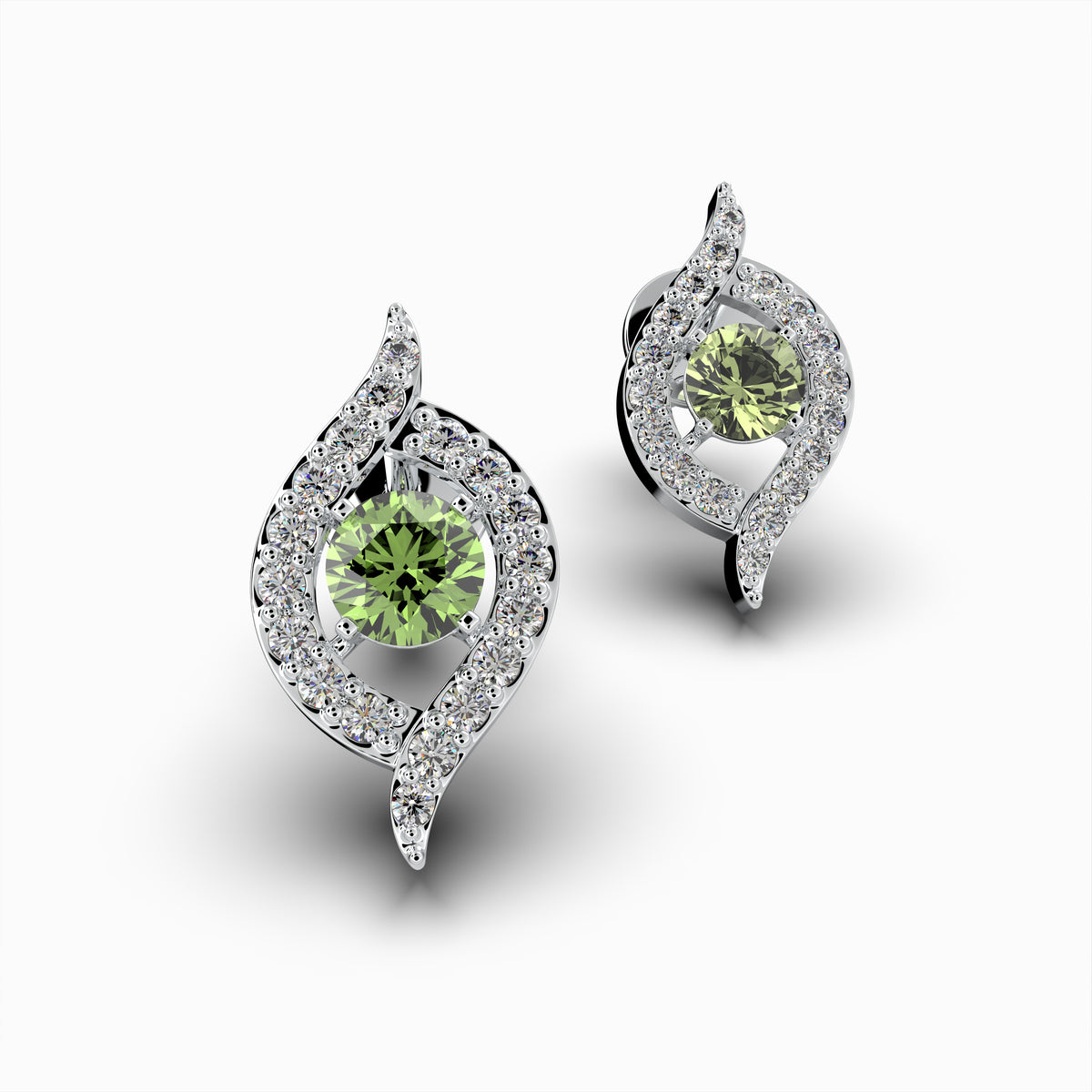 Green Amethyst Earring - Harper