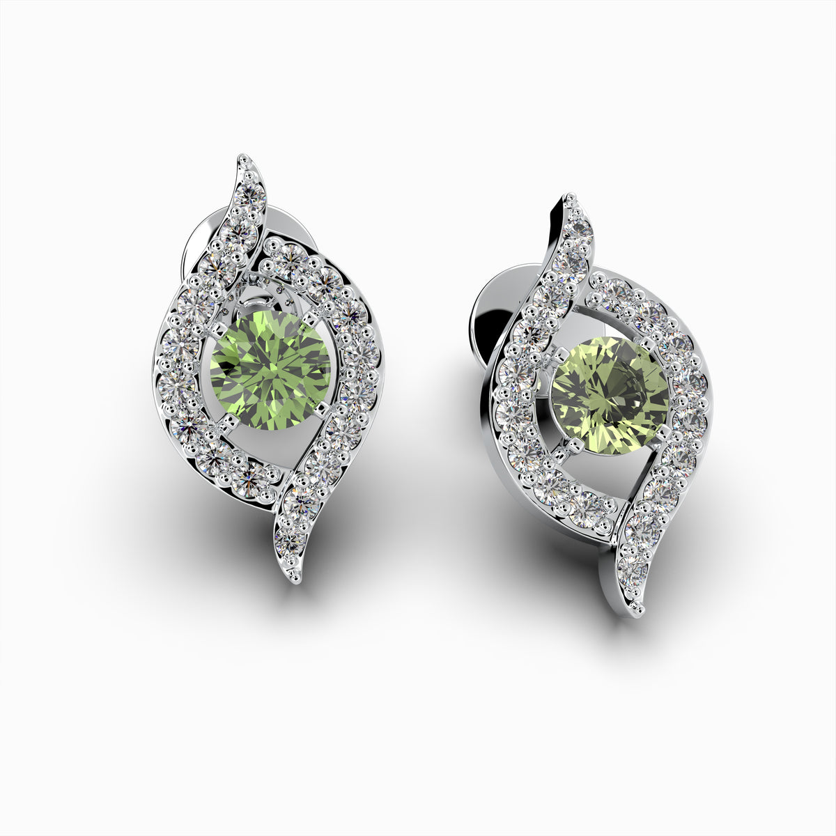 Green Amethyst Earring - Harper