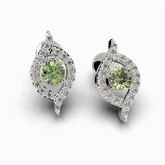 Green Amethyst Earring - Harper