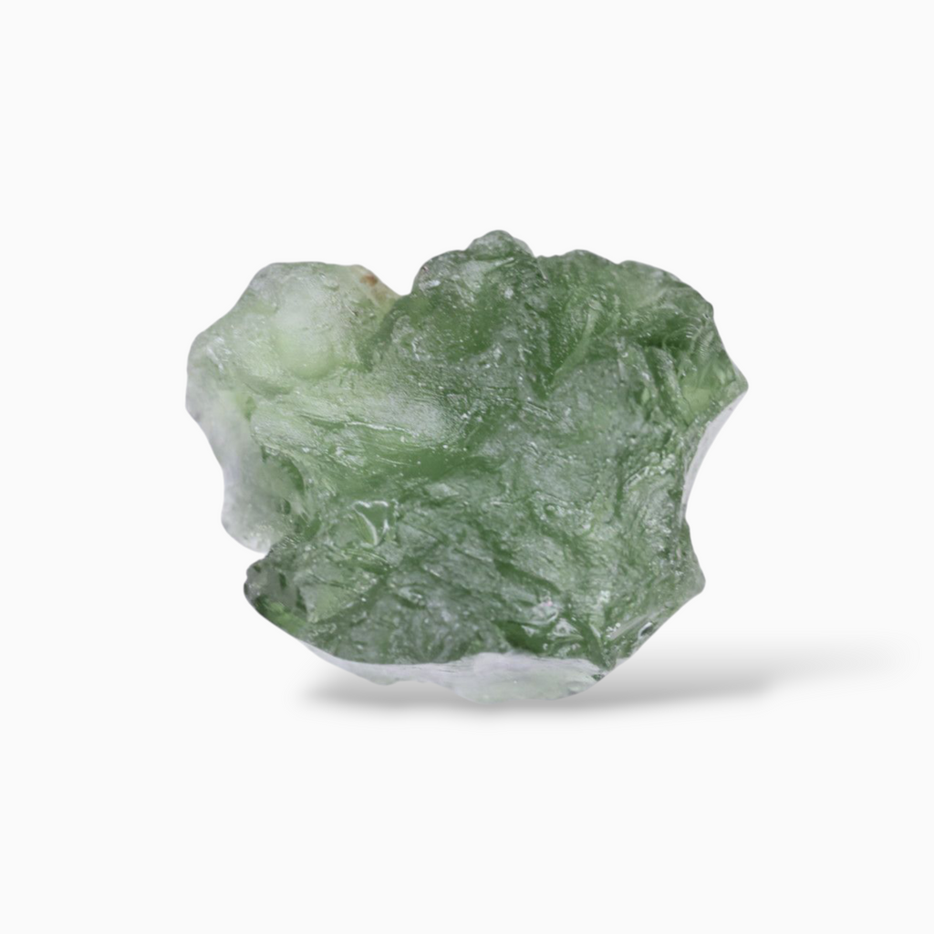 Moldavite Crystal Real For Sale 6.97 Carats Rough Shape