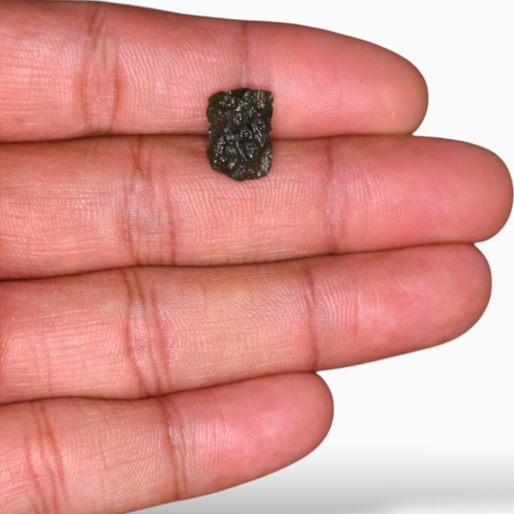 Buy Now Raw Moldavite For Sale 4.59 Carats Rough Shape