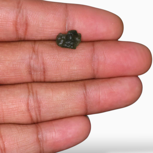 Buy Natural Rough Moldavite For Sale 3.12 Carats Rough Shape
