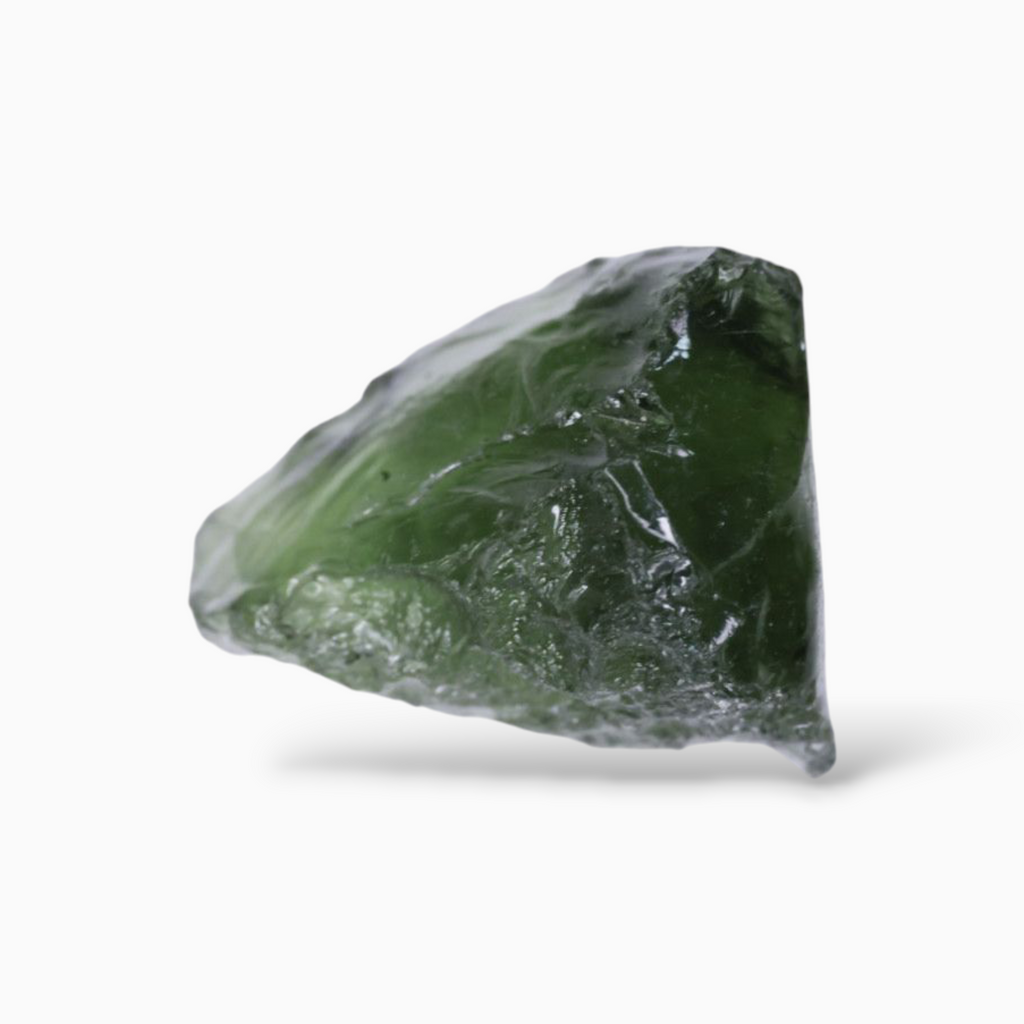 Buy Now Raw Moldavite For Sale 6.66 Carats Rough Shape