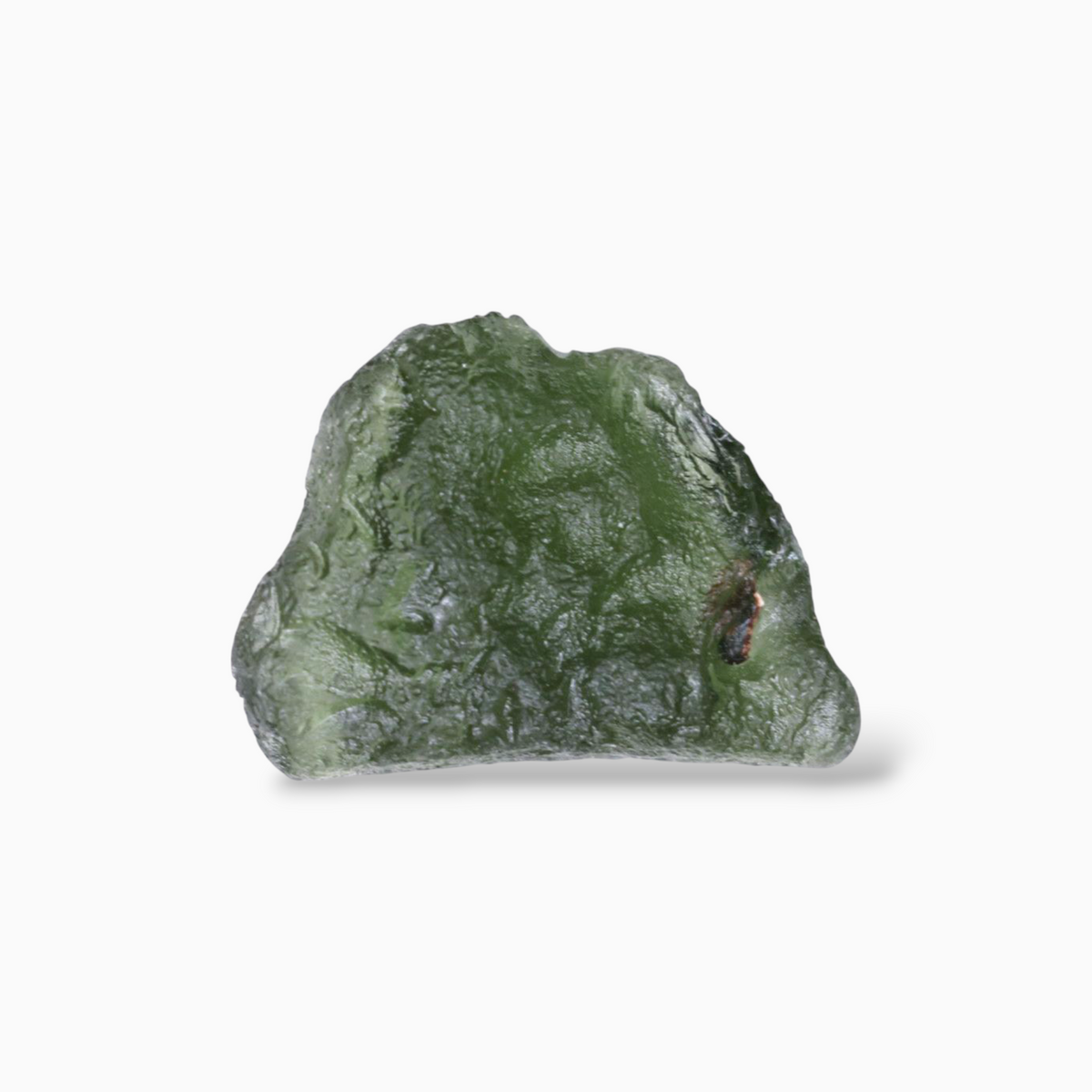 Loose Raw Moldavite Crystal For Sale 7.53 Carats Rough Shape